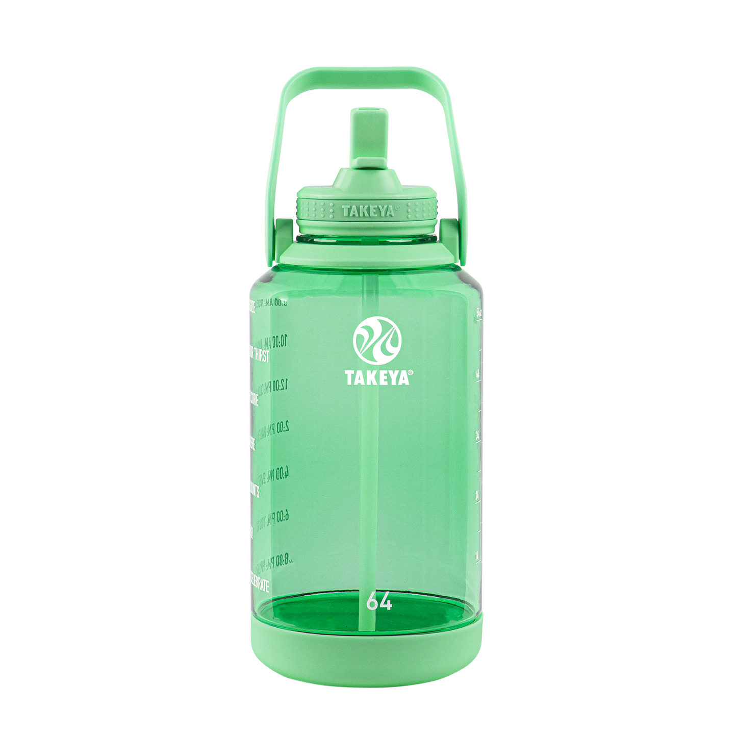 tritan-motivational-water-bottle-with-straw-lid-n4 54101-Tritan-Straw-Motivational-64-PistactioGreen-front.png