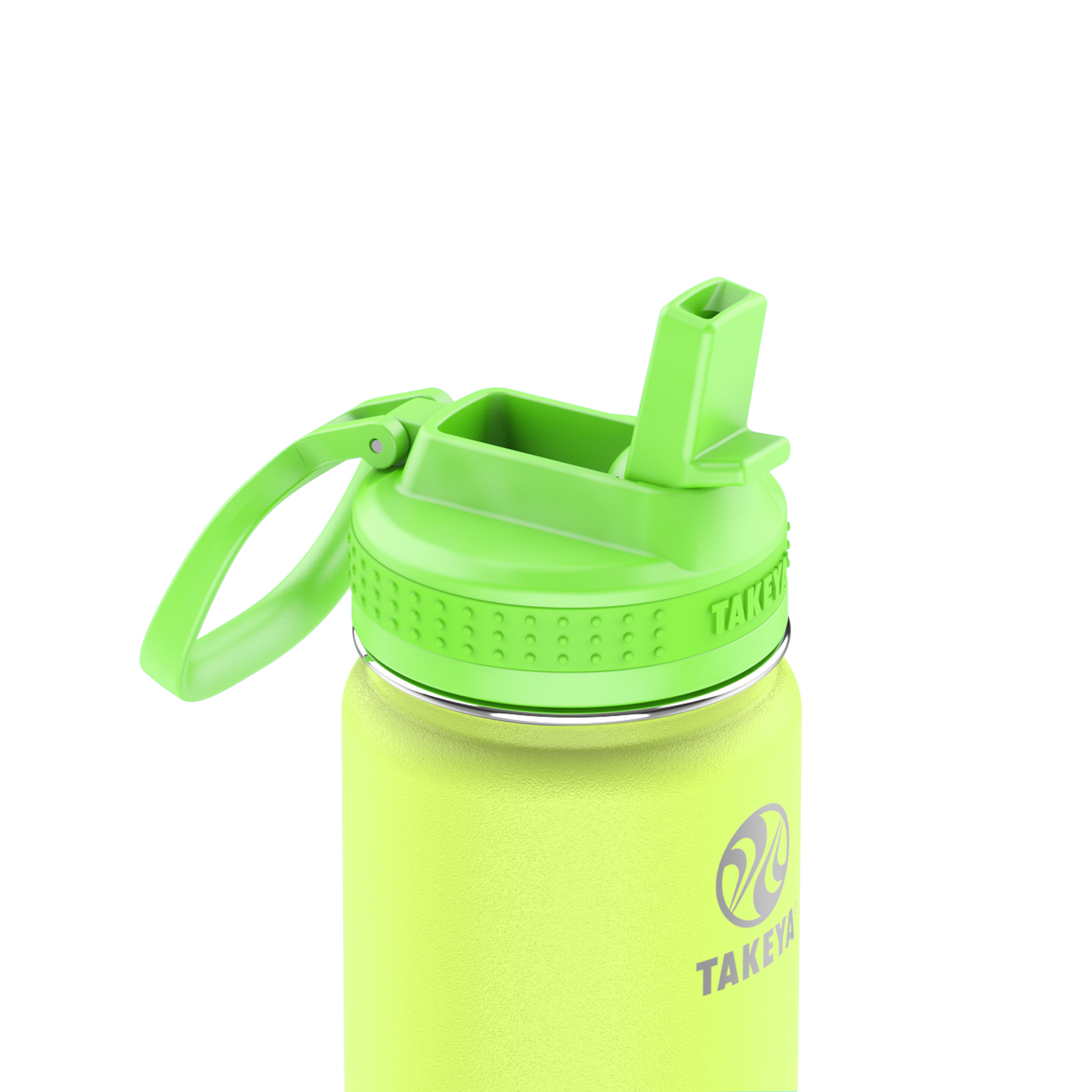 actives-kids-glow-in-the-dark-water-bottle-with-straw-lid-h6 51075-Actives-Kids-Straw-18-GID-LightningGreen-closeup.png
