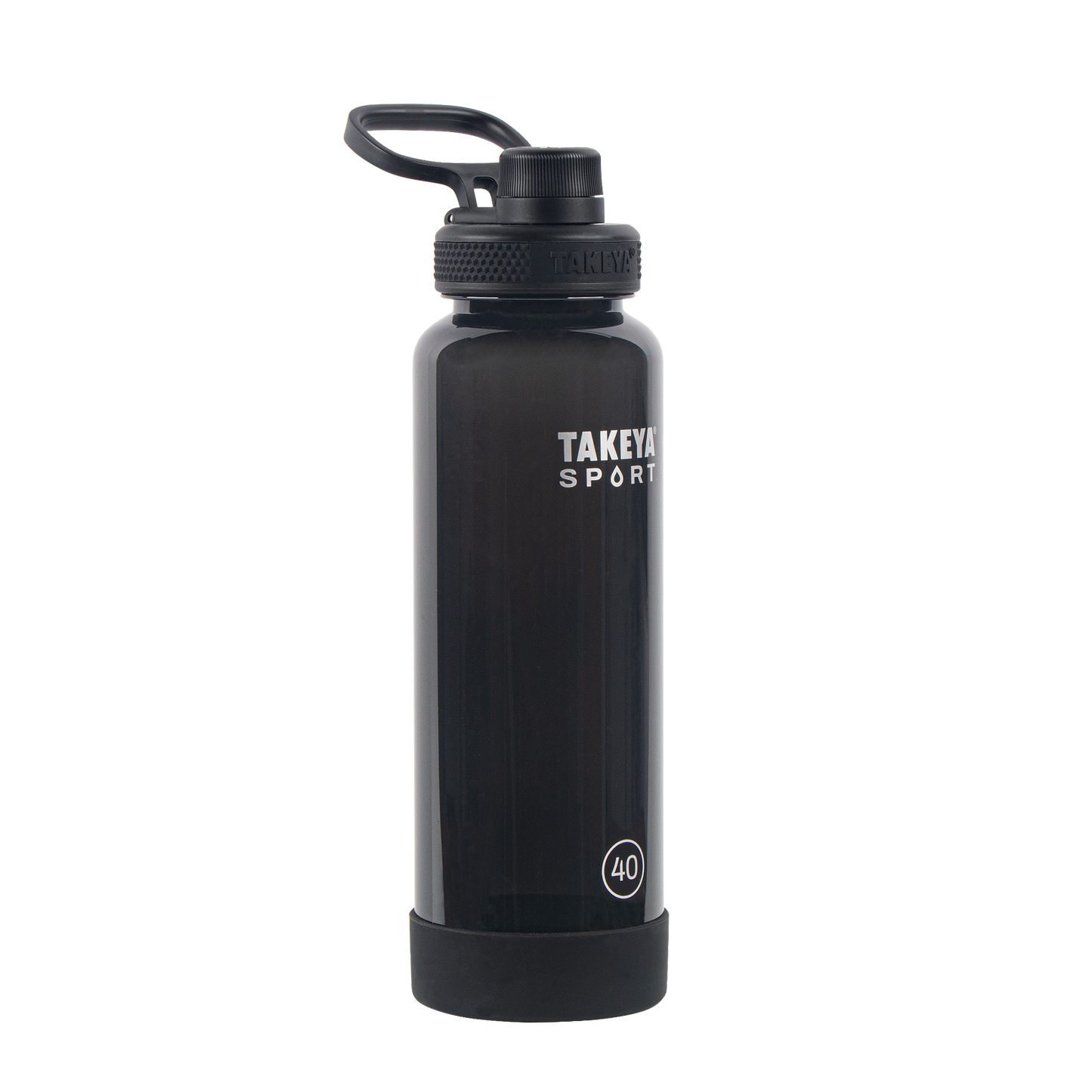 tritan-sport-water-bottle-with-spout-lid-m3 52023-TKS-Tritan-Spout-40-GrandSlamBlack-frontangle.png