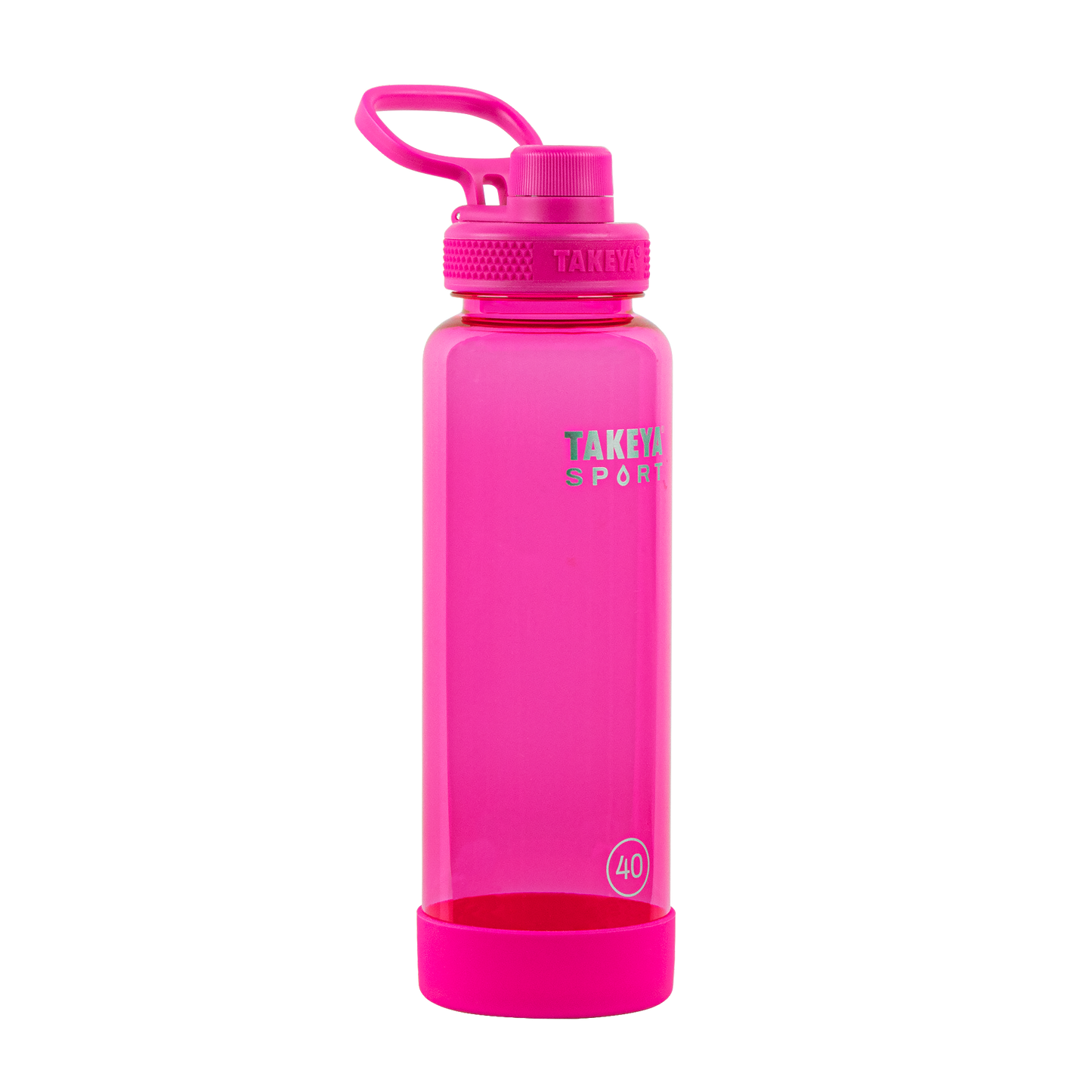 tritan-sport-water-bottle-with-spout-lid-m3 52030-TKS-Tritan-Spout-40-PinkSweep-frontangle.png