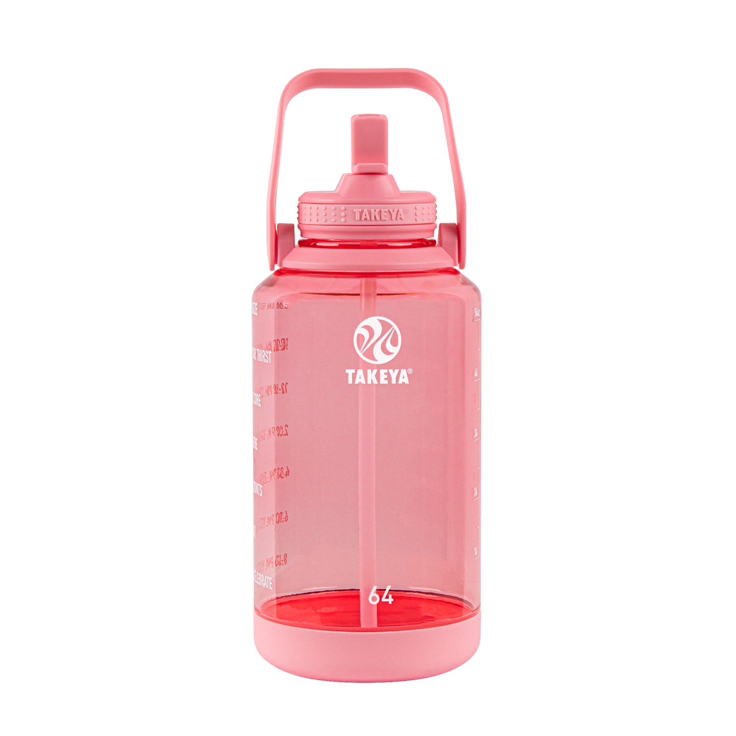 tritan-motivational-water-bottle-with-straw-lid-n4 54143-Tritan-Straw-Motivational-64-FlutterPink-front.png