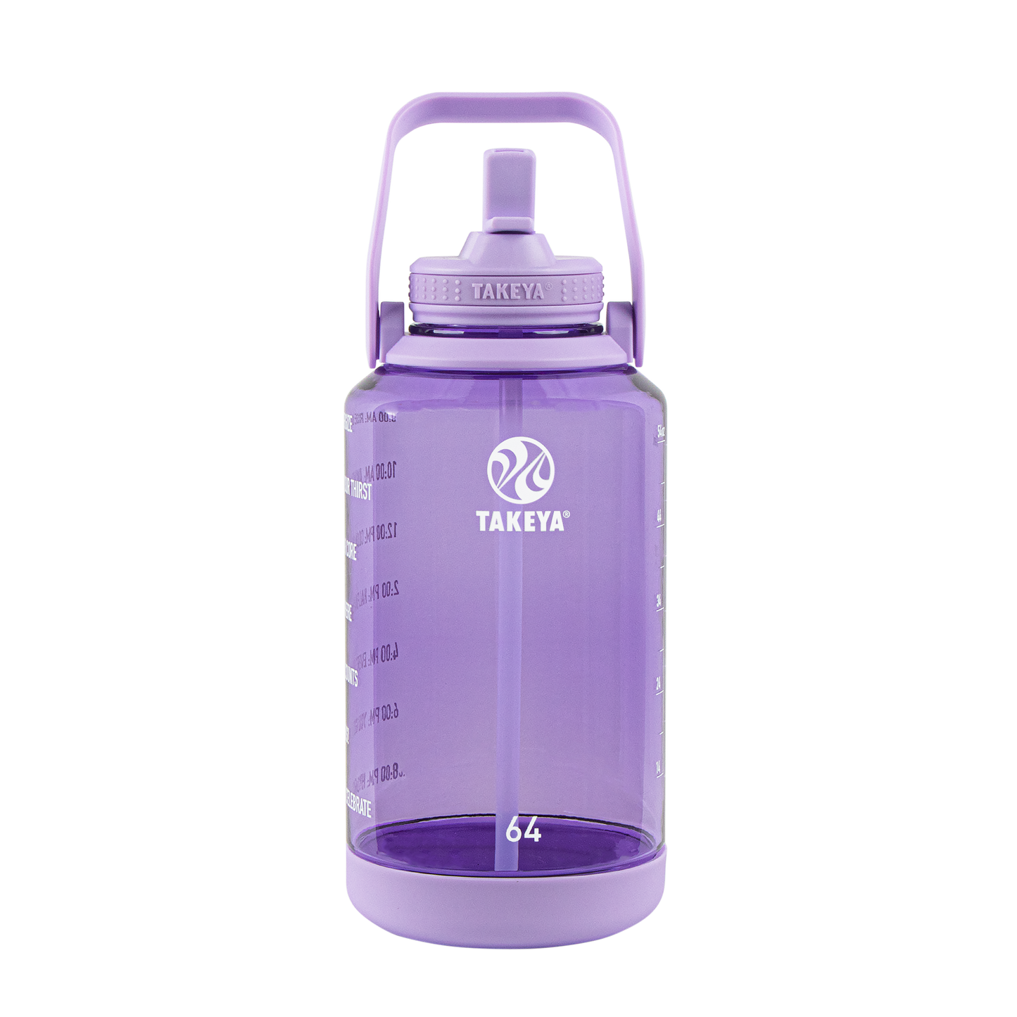 tritan-motivational-water-bottle-with-straw-lid-n4 54144-Tritan-Straw-Motivational-64-VivacityPurple-front.png